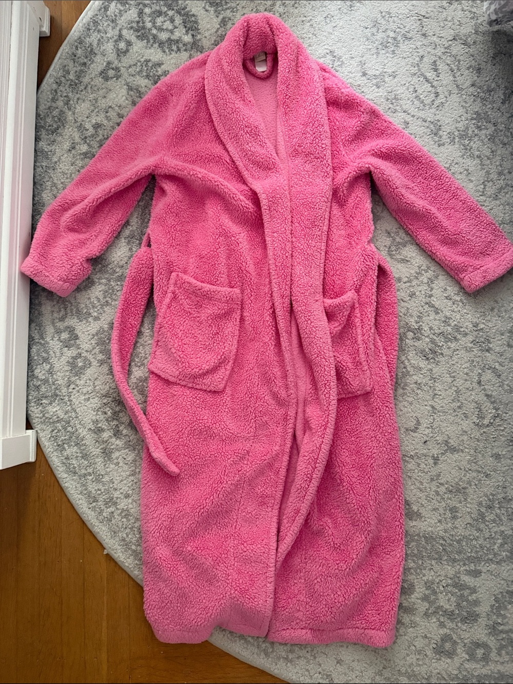Cozy Plush Pink Bathrobe from PB teen